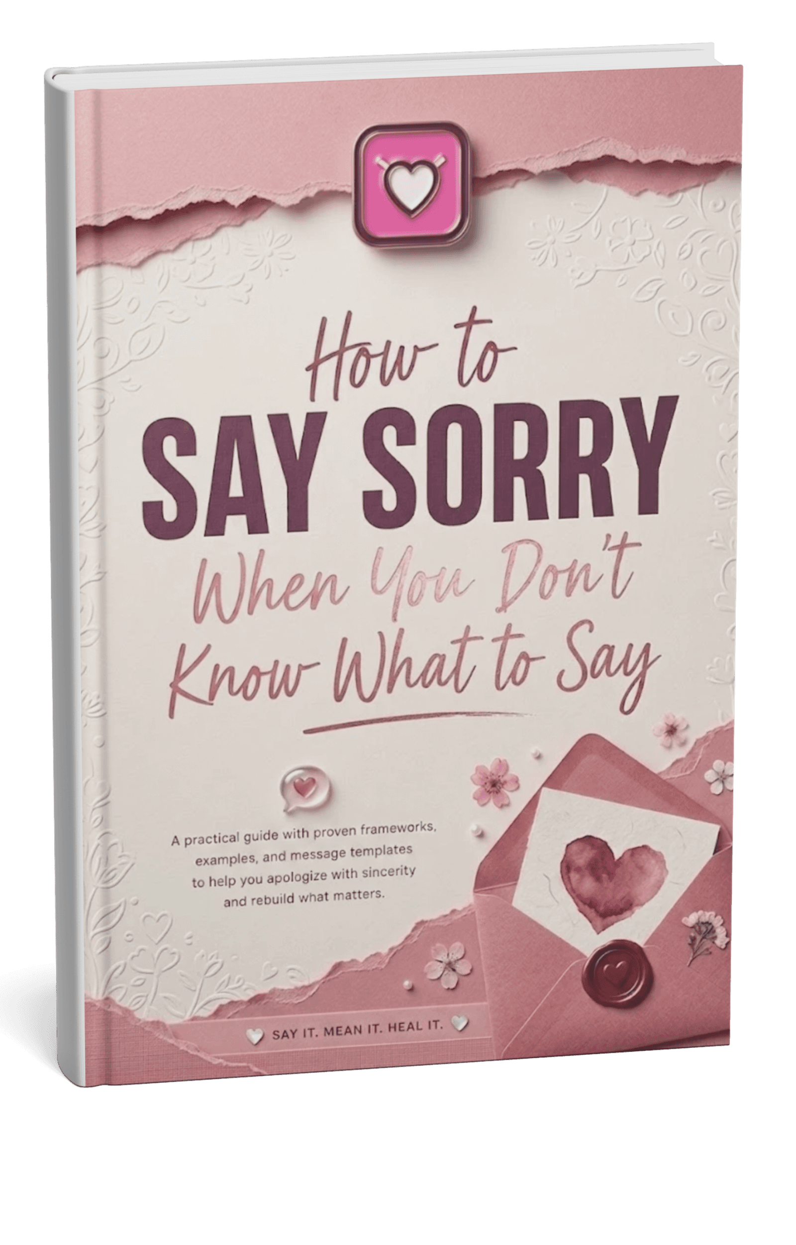 How to Say Sorry When You Don't Know What to Say ebook cover